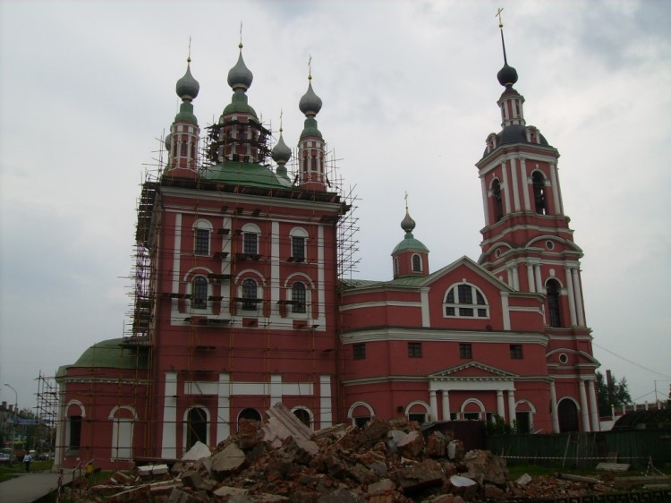 Рязань. Церковь Николая Чудотворца. общий вид в ландшафте