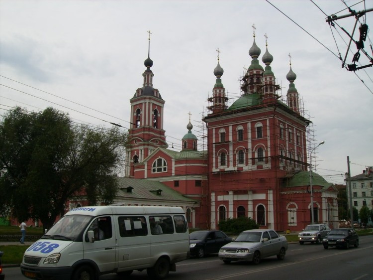 Рязань. Церковь Николая Чудотворца. общий вид в ландшафте