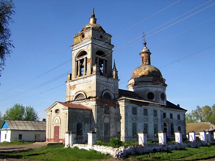 Никольское. Церковь Казанской иконы Божией Матери. фасады