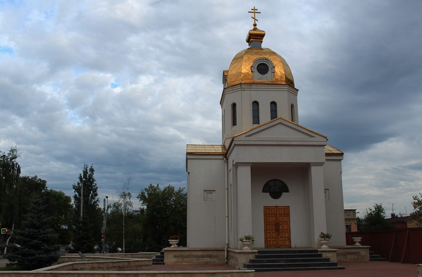 Самара. Часовня Александра Невского при мемориале погибшим сотрудникам МВД. фасады