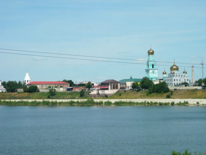 Собор Казанской иконы Божией Матери, Сызрань (Сызрань, город, Самарская область). общий вид в ландшафте
