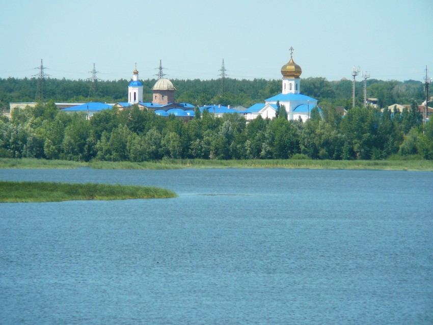 Вознесенский мужской монастырь, Сызрань (Сызрань, город, Самарская область). общий вид в ландшафте