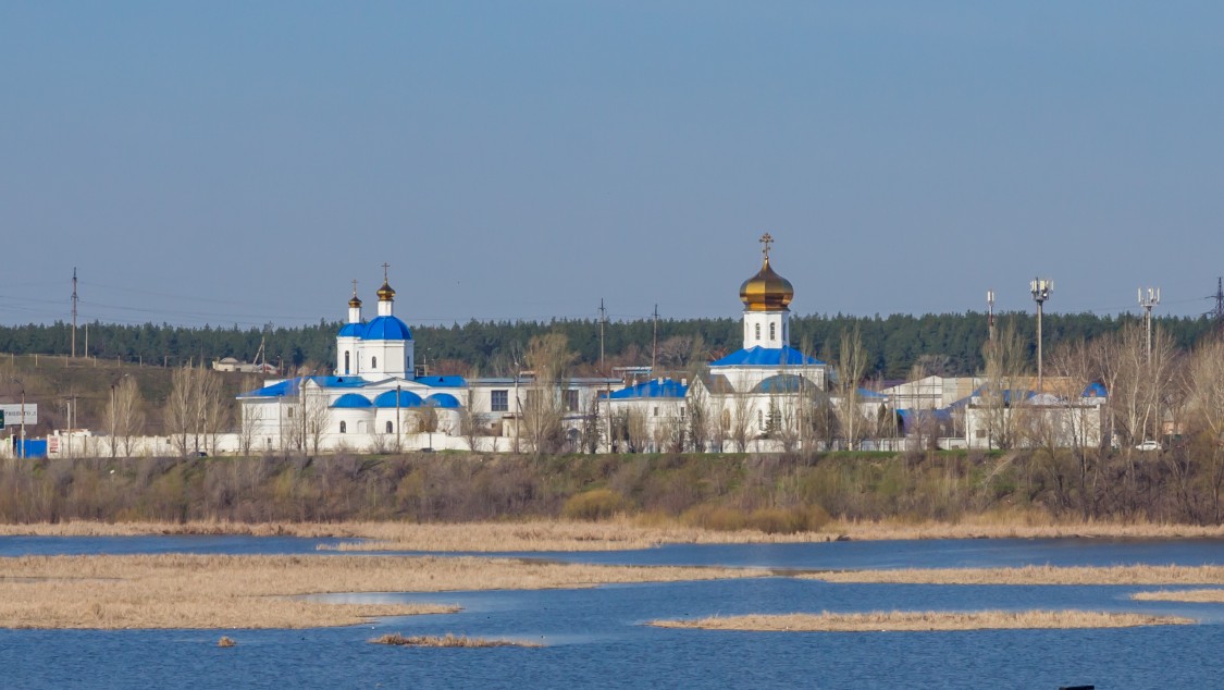 Вознесенский мужской монастырь, Сызрань (Сызрань, город, Самарская область). фасады, Вид с юго-востока