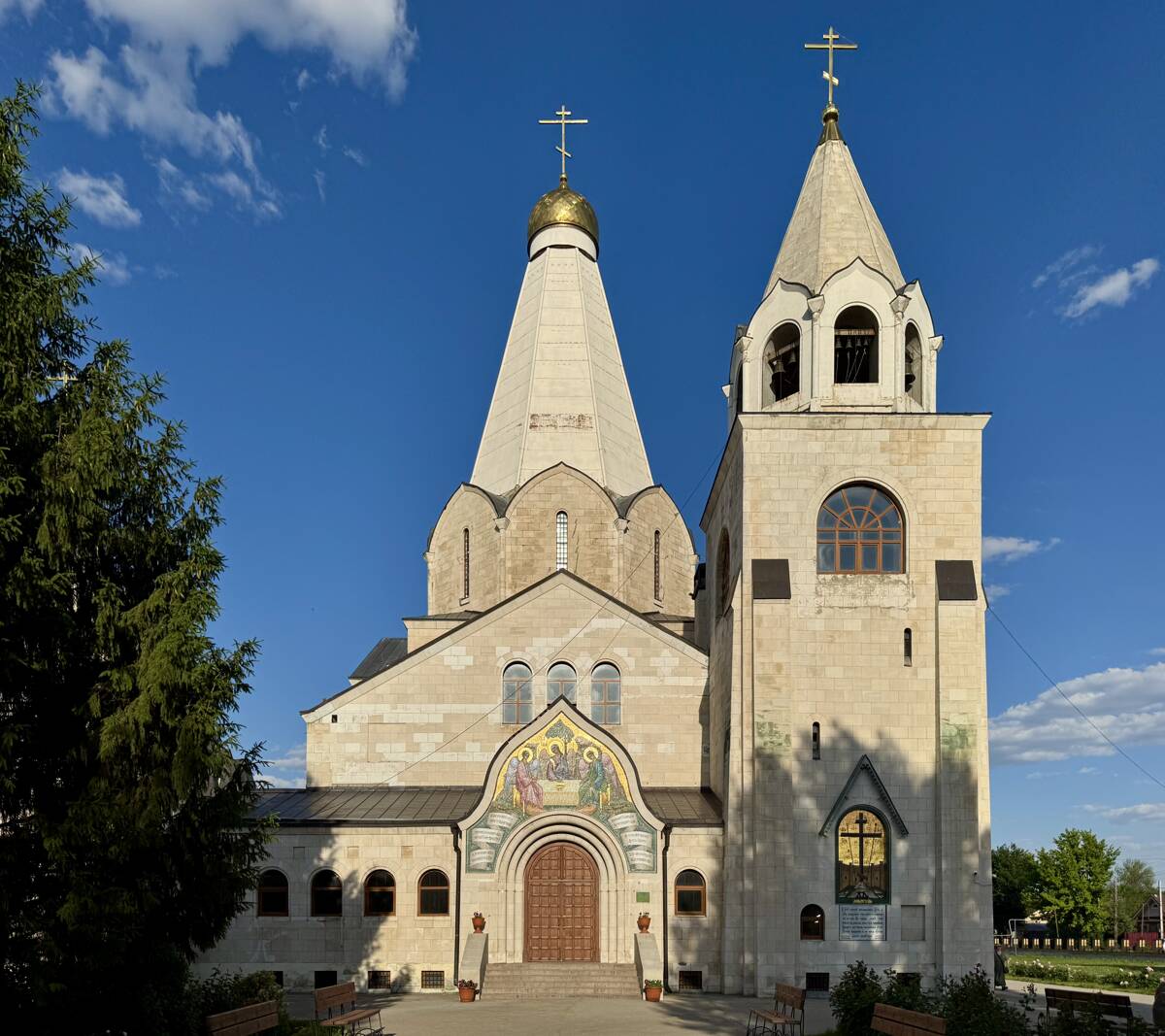 Церковь Троицы Живоначальной, Балаково (Балаковский район, Саратовская область). фасады, Вид с запада