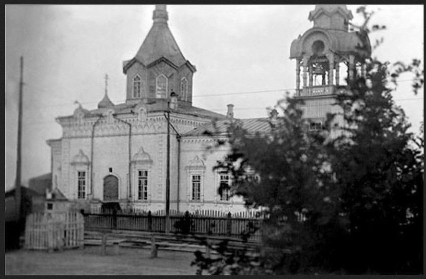 Саратов. Церковь Казанской иконы Божией Матери в Улешах. архивная фотография, Фото 16 октября 1905 г. Из фондов СОМК. с сайта http://oldsaratov.ru/photo/1319