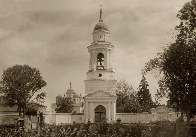 Чолнский Спасский монастырь, Кветунь (Трубчевский район, Брянская область). архивная фотография, фото начала XX века