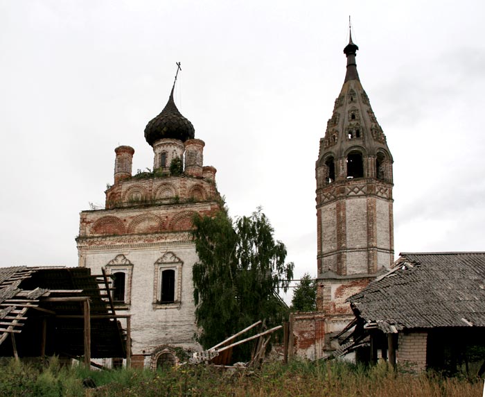 Чечкино-Богородское. Церковь Владимирской иконы Божией Матери. фасады