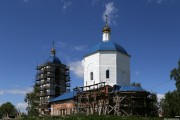 Церковь Казанской иконы Божией Матери (Димитрия Солунского), Вид с юго-востока<br>, Скомово, Гаврилово-Посадский район, Ивановская область