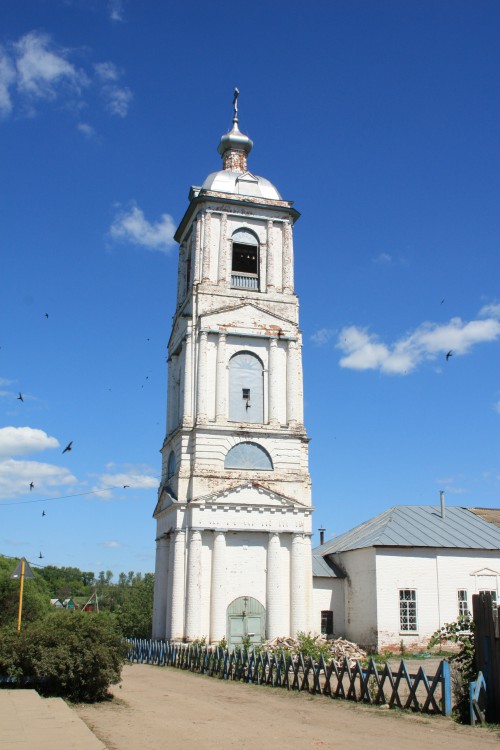 Осановец. Церковь Воскресения Христова. фасады, Колокольня