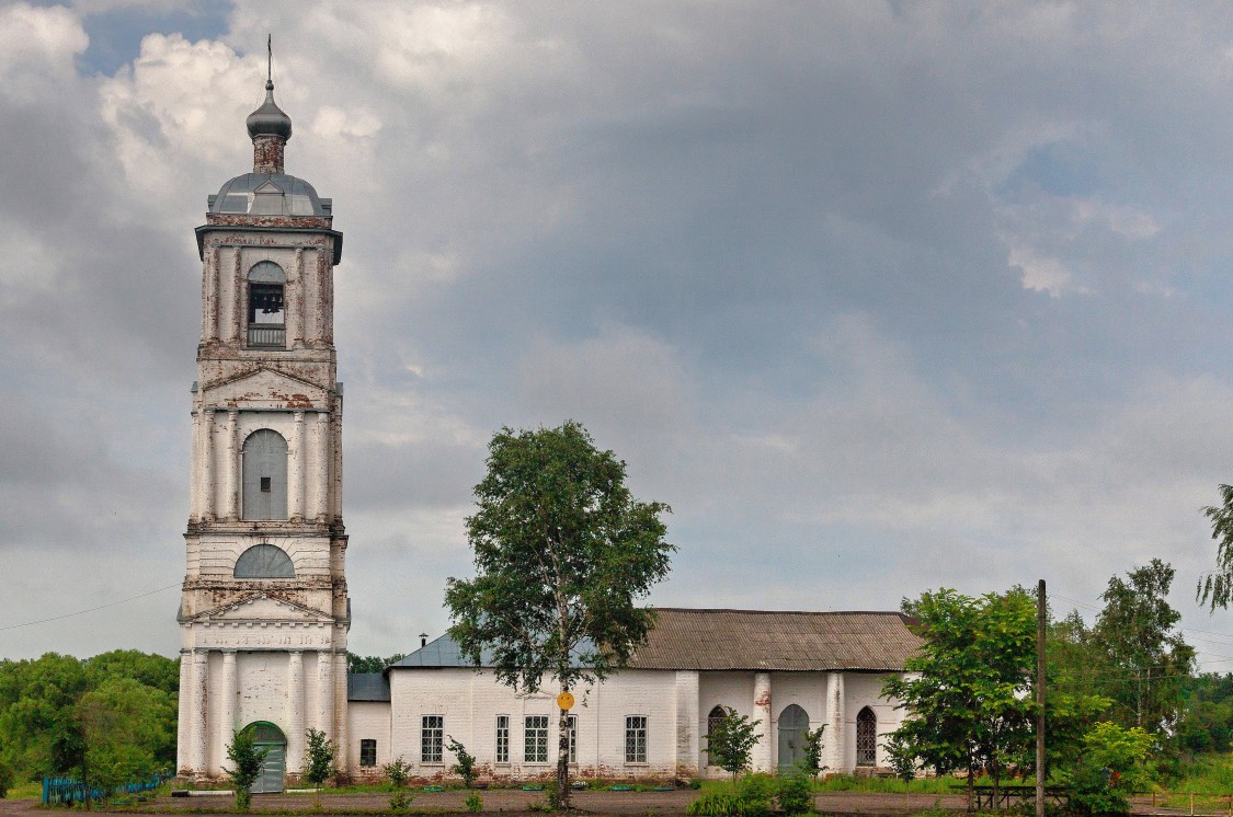 Церковь Воскресения Христова, Осановец (Гаврилово-Посадский район, Ивановская область). фасады