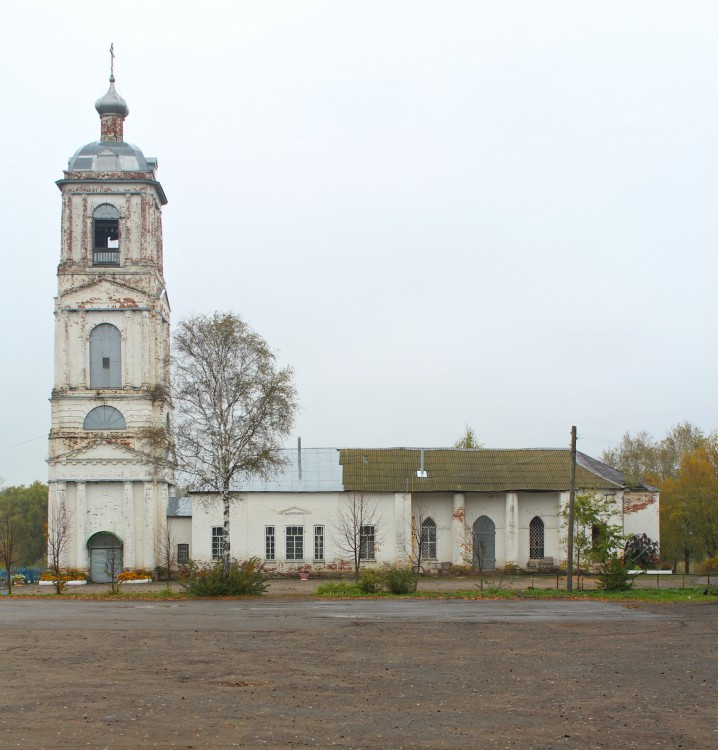 Церковь Воскресения Христова, Осановец (Гаврилово-Посадский район, Ивановская область). фасады