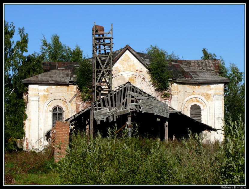 Чечкино-Богородское. Церковь Николая Чудотворца. фасады