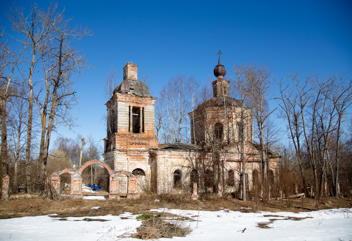 Церковь Иоанна Предтечи, Колегаево, урочище (Некоузский район, Ярославская область). фасады