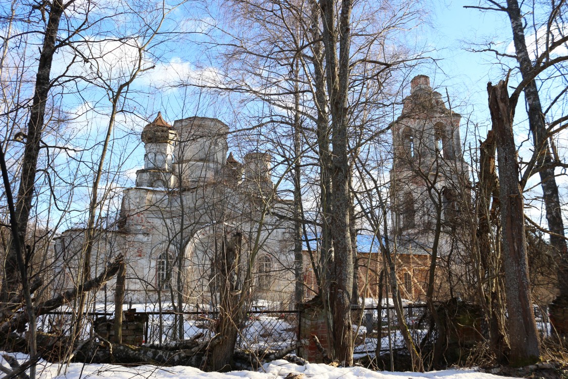 Церковь Покрова Пресвятой Богородицы, Правдино (Некоузский район, Ярославская область). фасады, Вид с севера