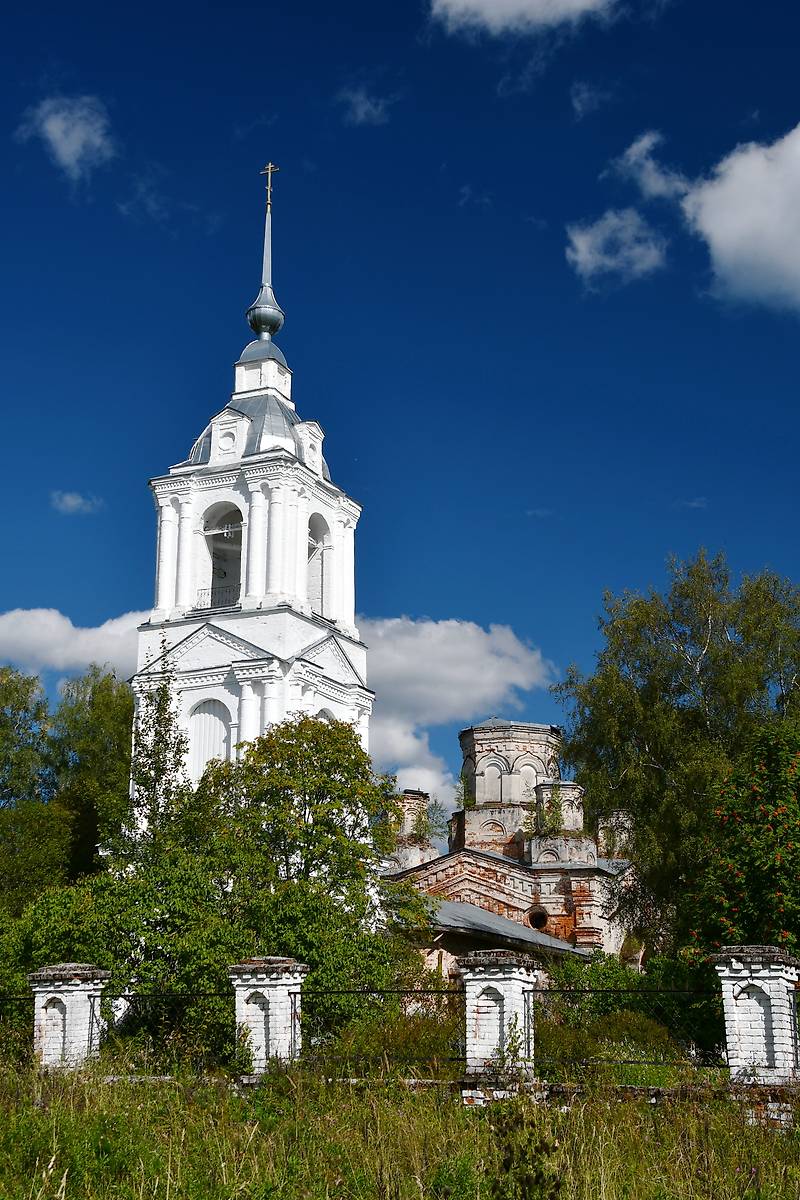 фасады. Церковь Покрова Пресвятой Богородицы, Правдино (Некоузский район, Ярославская область)