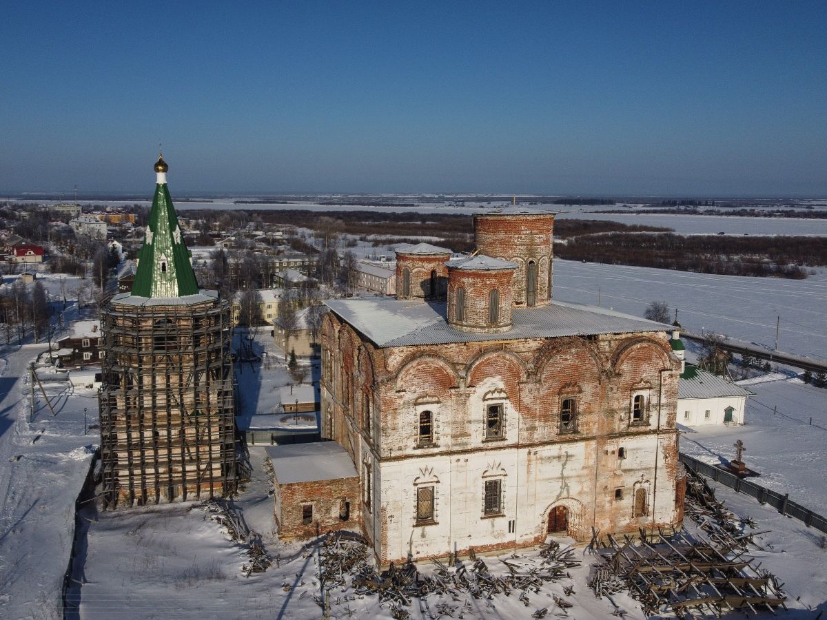 Собор Преображения Господня, Холмогоры (Холмогорский район, Архангельская область). фасады