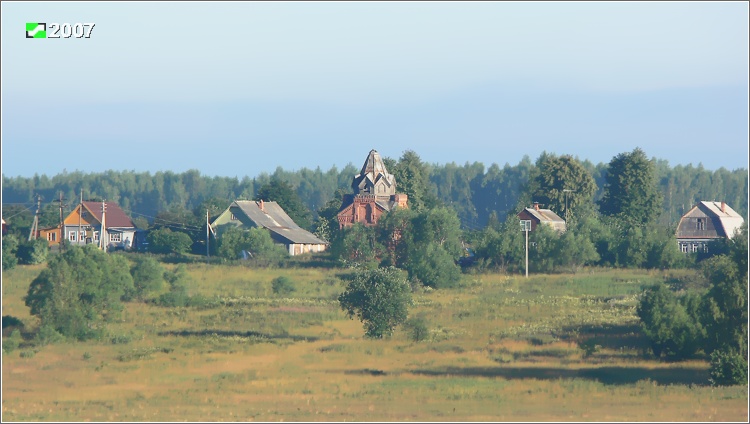 Часовня Петра и Павла, Кудрино (Киржачский район, Владимирская область). дополнительная информация, Панорама с юга