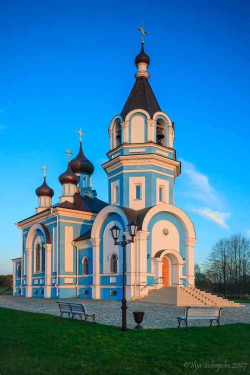 Озерки. Церковь Николая Чудотворца. фасады