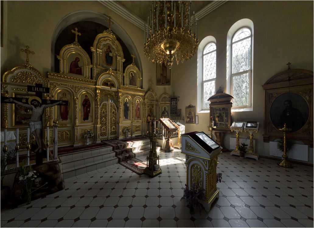 Озерки. Церковь Николая Чудотворца. интерьер и убранство