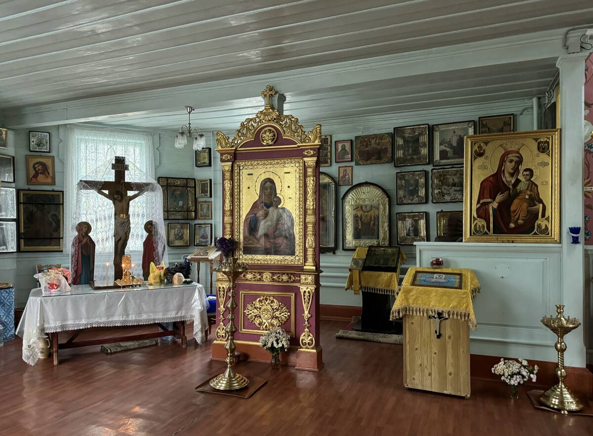 Церковь Рождества Пресвятой Богородицы, Лысогорская (Георгиевский район и г. Георгиевск, Ставропольский край). интерьер и убранство, Интерьер северного прируба