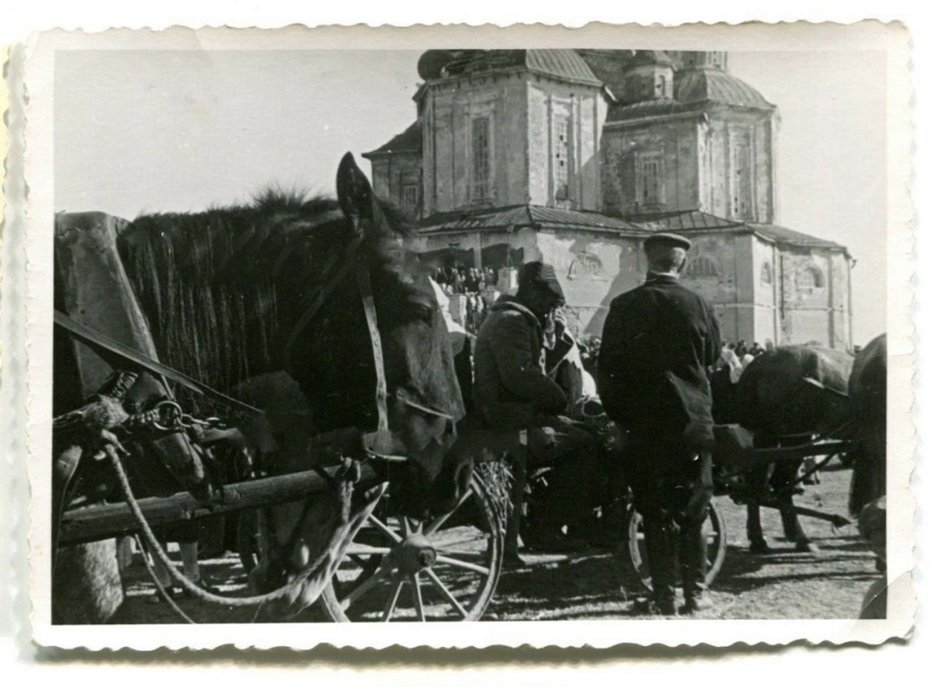 Собор Воскресения Христова, Старочеркасская (Аксайский район, Ростовская область). архивная фотография, Фото 1942 г. с аукциона e-bay.de