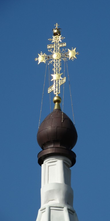 Собор Воскресения Христова, Старочеркасская (Аксайский район, Ростовская область). архитектурные детали, Глава и крест колокольни