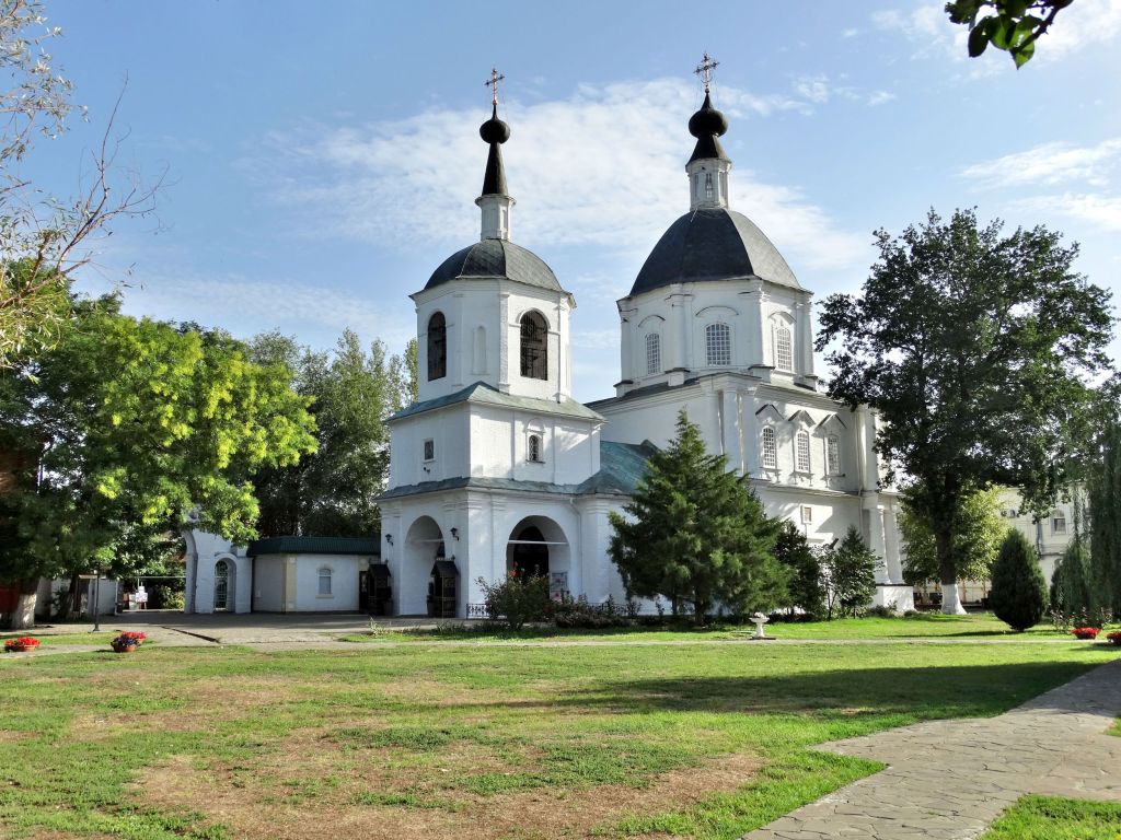 Старочеркасская. Донской Старочеркасский мужской монастырь. Церковь Донской иконы Божией Матери. фасады