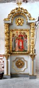 Церковь Преображения Господня, Киот с образами Царственных страстотерпцев<br>, Старочеркасская, Аксайский район, Ростовская область