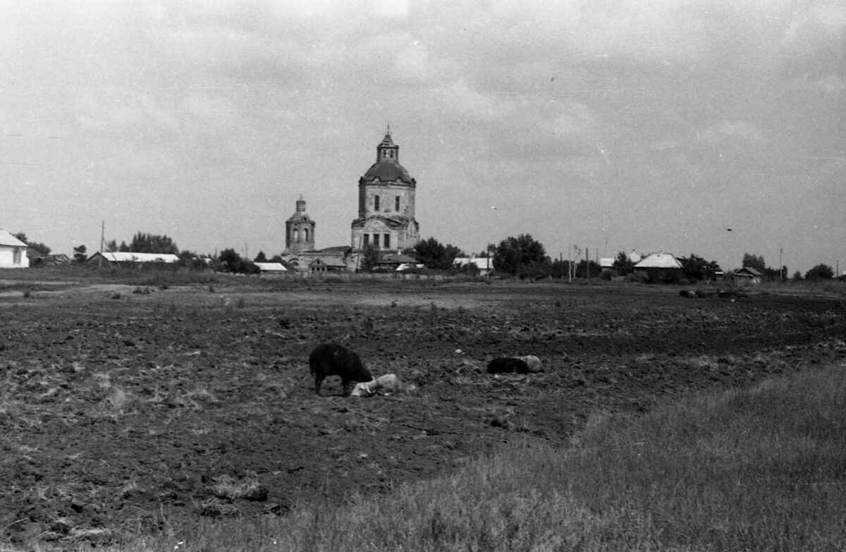 Церковь Преображения Господня, Старочеркасская (Аксайский район, Ростовская область). архивная фотография, Фото 1960-х годов из приходского архива