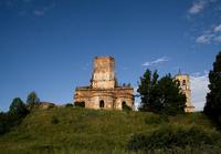 Храмовый комплекс. Собор Воскресения Христова и церковь Николая Чудотворца - Буреги - Старорусский район - Новгородская область