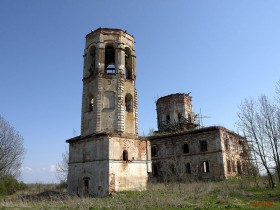 Буреги. Храмовый комплекс. Собор Воскресения Христова и церковь Николая Чудотворца