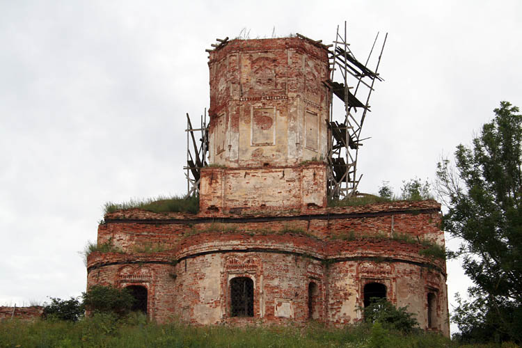Собор Воскресения Христова, Буреги (Старорусский район, Новгородская область). фасады, Вид с востока