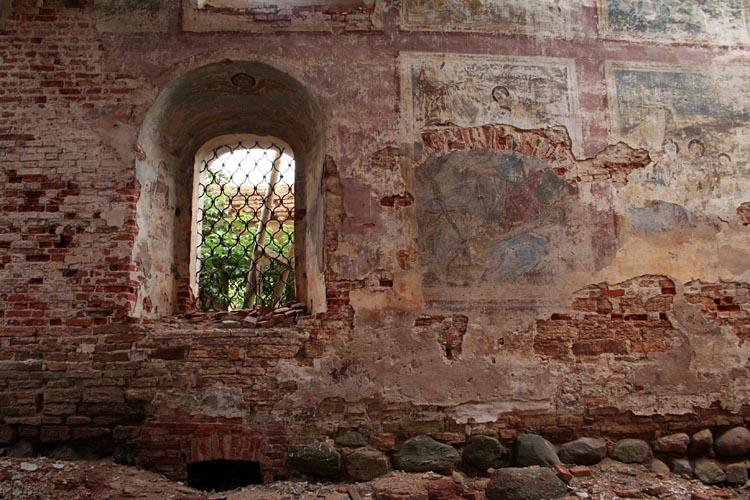 Собор Воскресения Христова, Буреги (Старорусский район, Новгородская область). интерьер и убранство, Южная стена