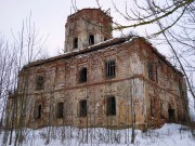 Собор Воскресения Христова, Вид на храм с северо-запада<br>, Буреги, Старорусский район, Новгородская область