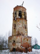 Собор Воскресения Христова, Вид на колокольню с юго-востока<br>, Буреги, Старорусский район, Новгородская область
