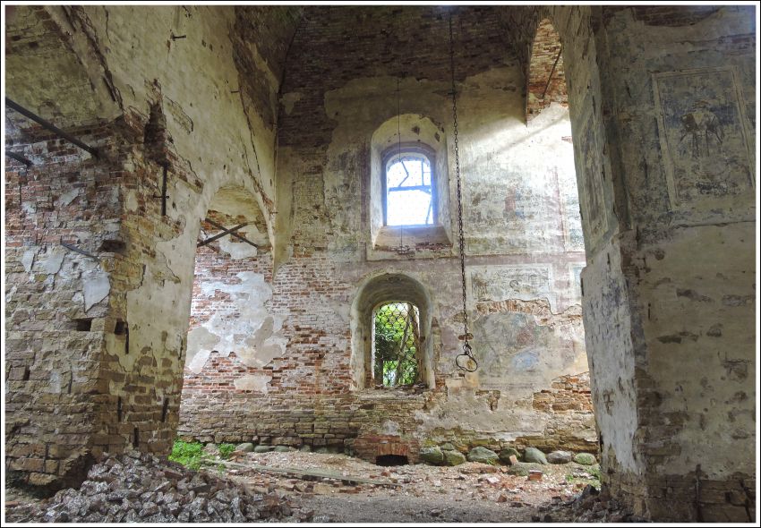 Собор Воскресения Христова, Буреги (Старорусский район, Новгородская область). интерьер и убранство