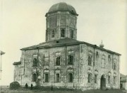 Собор Воскресения Христова, Вид с северо-запада. Фото Егорова 1956 г. из коллекции ГНИМА. (ГК №42460614)<br>, Буреги, Старорусский район, Новгородская область