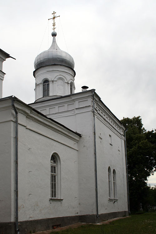Церковь Покрова Пресвятой Богородицы, Борисово (Старорусский район, Новгородская область). фасады, Южный фасад