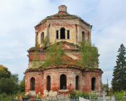 Церковь Троицы Живоначальной (Михаила Архангела), Восточный фасад<br>, Кузнецово, Рамешковский район, Тверская область