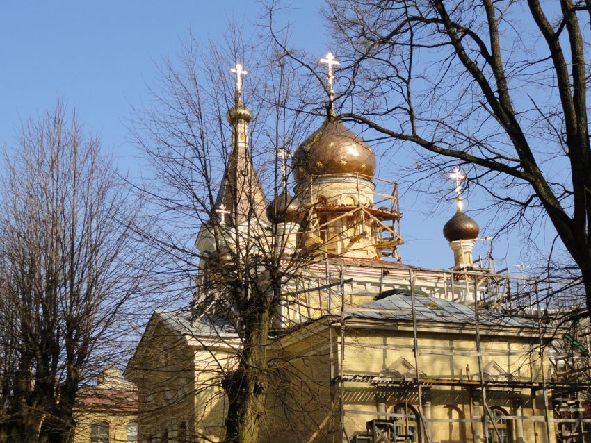 Рига. Церковь Михаила Архангела. архитектурные детали