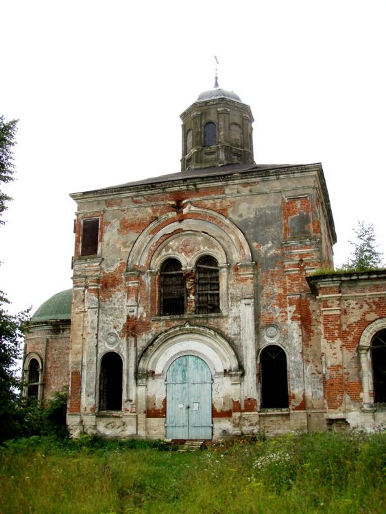 Нововасильевское. Церковь Покрова Пресвятой Богородицы. фасады