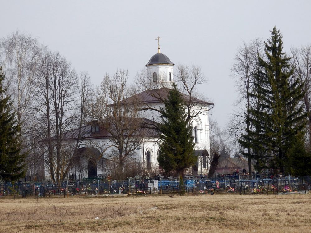 Нововасильевское. Церковь Покрова Пресвятой Богородицы. фасады