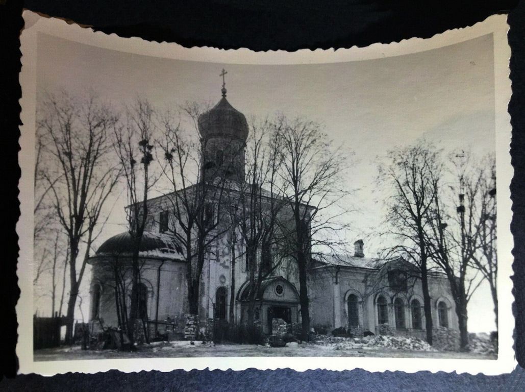 Церковь Покрова Пресвятой Богородицы, Нововасильевское (Лотошинский городской округ, Московская область). архивная фотография, Фото 1942 г. с аукциона e-bay.de