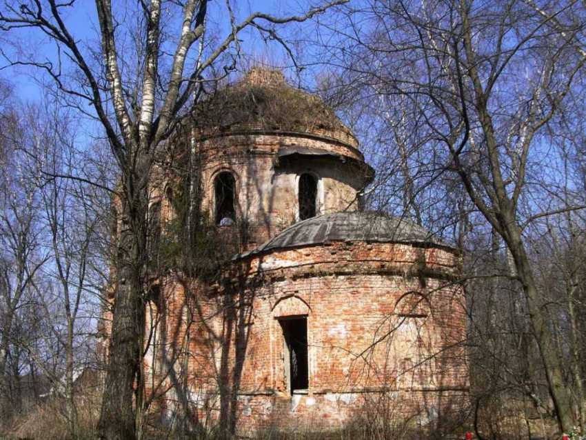 Церковь Казанской иконы Божией Матери, Грибово (Медынский район, Калужская область). фасады, вид с юго-востока