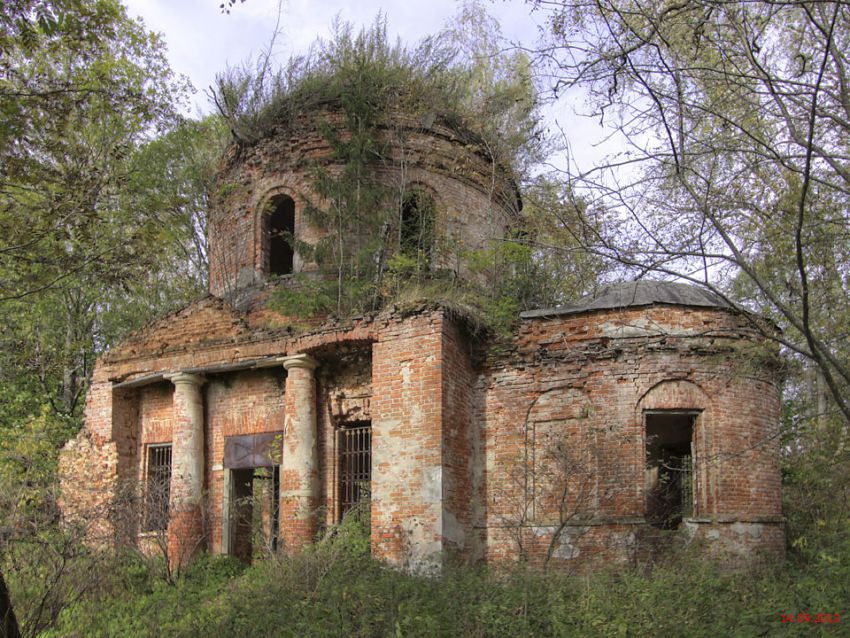 Грибово. Церковь Казанской иконы Божией Матери. фасады