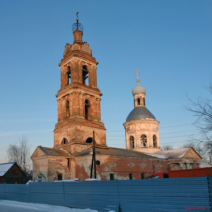 Шестаково. Церковь Рождества Пресвятой Богородицы. фасады