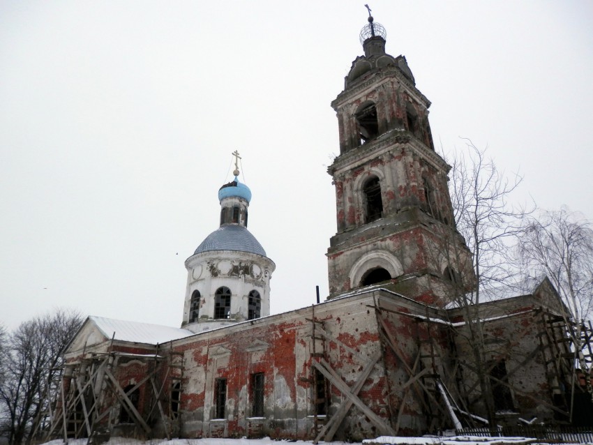 Шестаково. Церковь Рождества Пресвятой Богородицы. документальные фотографии