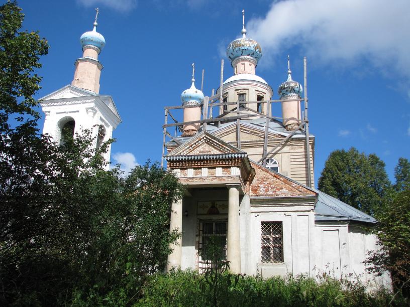 Покровское (Шестаковская с/а). Церковь Покрова Пресвятой Богородицы. фасады