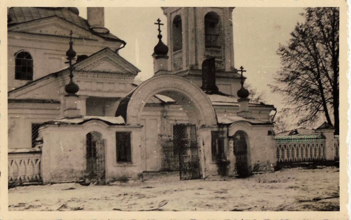 Церковь Покрова Пресвятой Богородицы, Покровское (Шестаковская с/а) (Волоколамский городской округ, Московская область). архивная фотография, Фото 1941 г. с аукциона e-bay.de