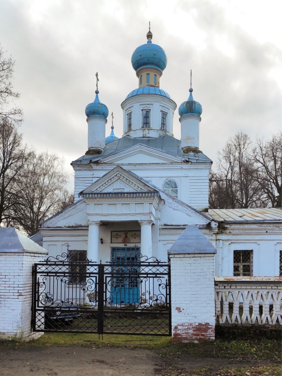 Церковь Покрова Пресвятой Богородицы, Покровское (Шестаковская с/а) (Волоколамский городской округ, Московская область). фасады